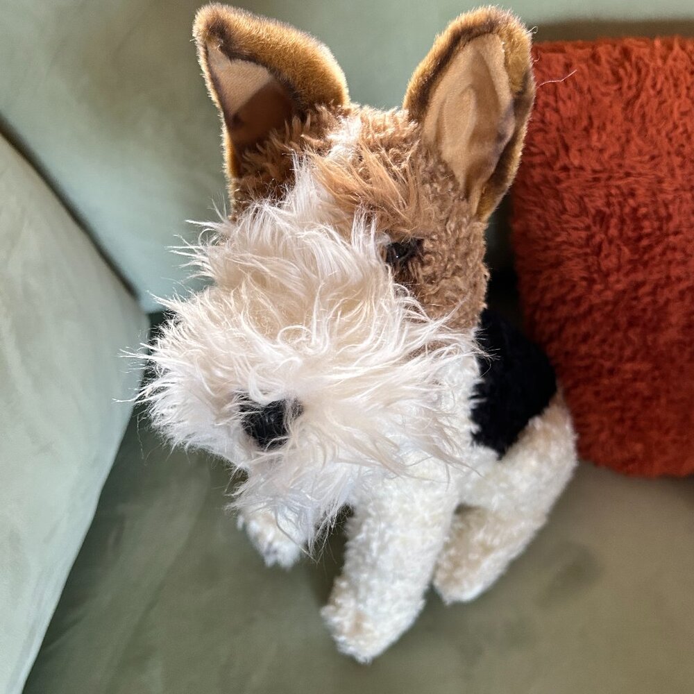 Wirehaired Fox Terrier Plush dog